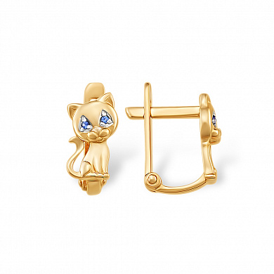 Серьги кошка