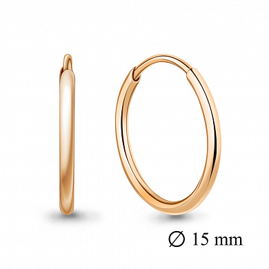 Серьги конго 15мм
