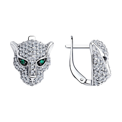 Серьги кошка