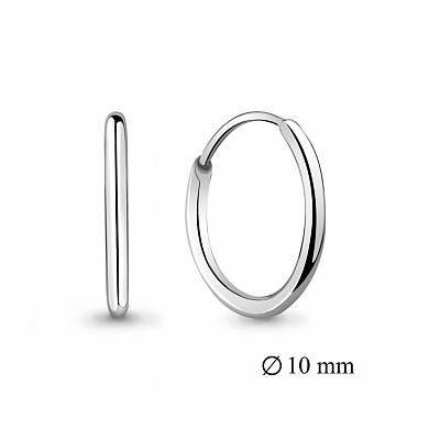 Серьги конго 10мм